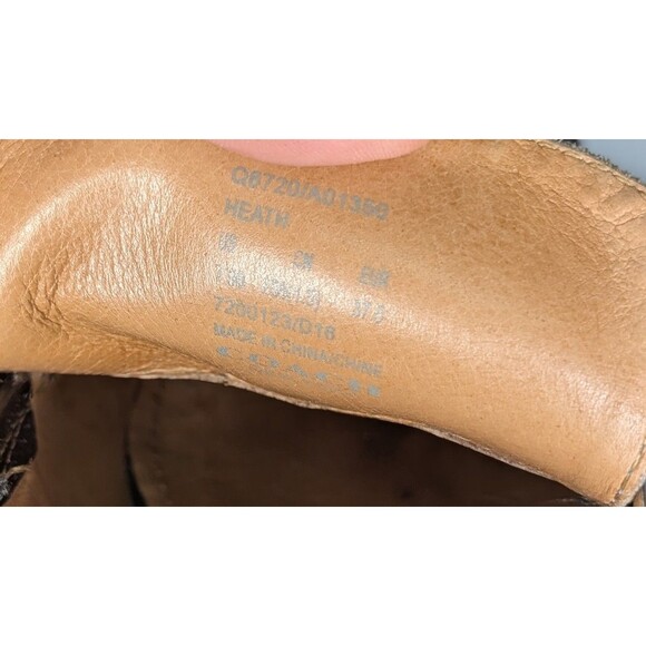 Coach Heath Mirror Metallic Women 7.5 B Leather Shoes - Picture 9 of 9